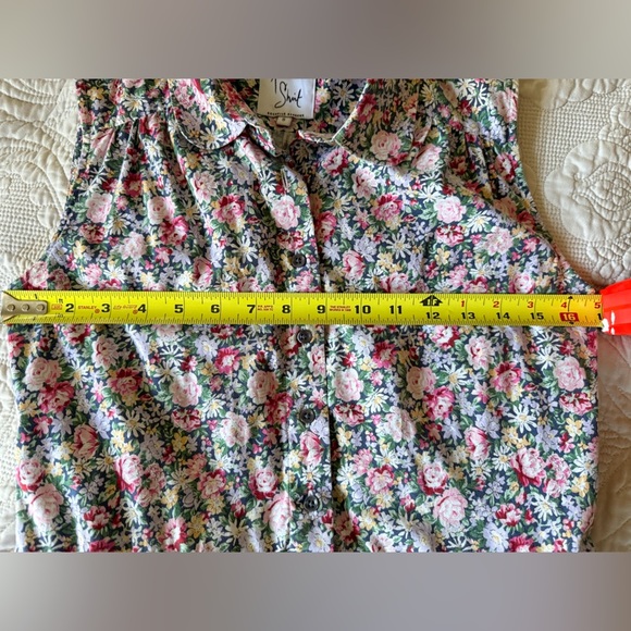 The Shirt by Rochelle Sleeveless Behrens Floral Shirt Dress, msrp $195, S - Picture 11 of 16